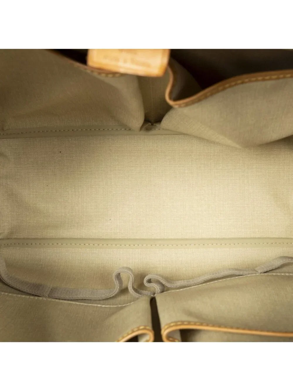 Louis Vuitton Deauville Brown Monogram Canvas Handbag